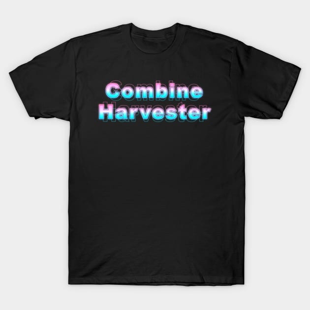 Combine Harvester T-Shirt by Sanzida Design